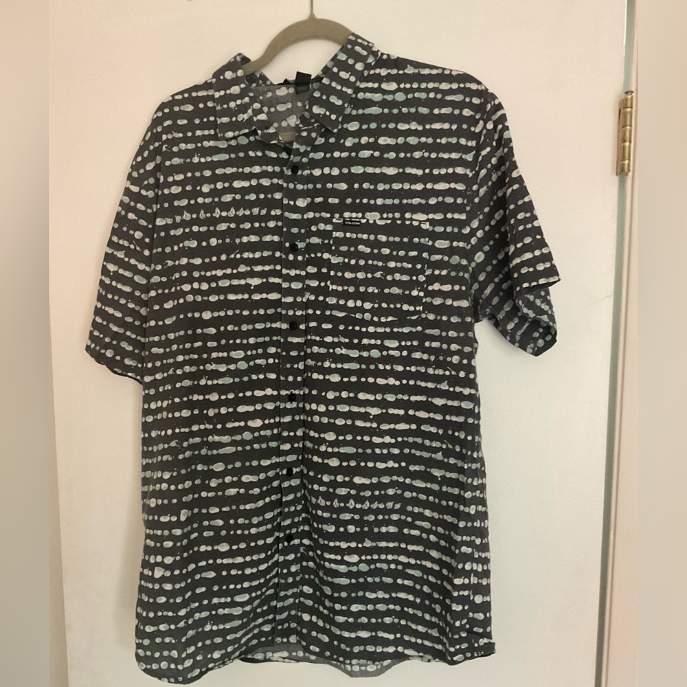Volcom Men's Short Sleeve Button-Down Shirt - XL
